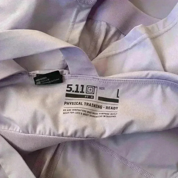 5.11 Lavender Workout Tank Top Large - Picture 3 of 3